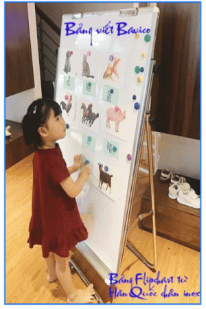 Bảng FlipChart cho bé viiết phấn
